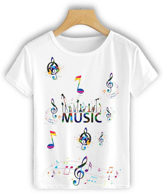 HamsaMART.com Typography, Graphic Print Men Round Neck White T-Shirt