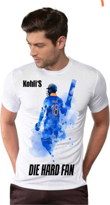 TDFASHIONNS Printed Men Round Neck White T-Shirt