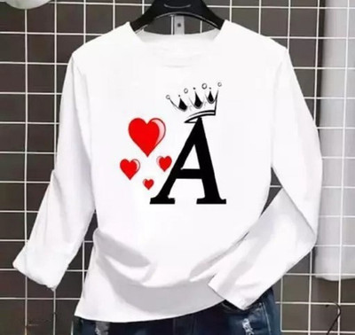 FASHNET FASHION Printed Men Round Neck White T-Shirt