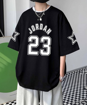 Cool Plus Graphic Print Men Round Neck Black T-Shirt