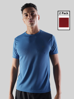 Force NXT Solid Men Round Neck Multicolor T-Shirt