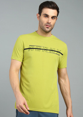 Adrenex Printed Men Round Neck Multicolor T-Shirt