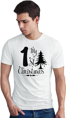 Seek Buy Love Printed Men Round Neck White T-Shirt