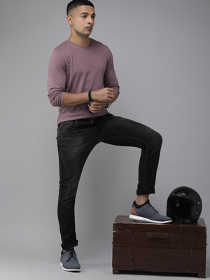 Roadster Printed Men Round Neck Multicolor T-Shirt