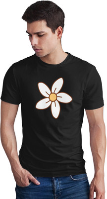 Seek Buy Love Printed Men Round Neck Black T-Shirt