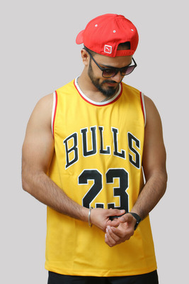 Rarescape Typography Men Round Neck Yellow T-Shirt