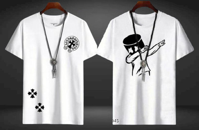 stylesmyth Printed Men Round Neck Multicolor T-Shirt