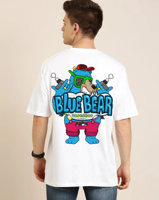 FASHNET FASHION Graphic Print Men Round Neck White T-Shirt