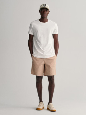 OrrganicChics Solid Men Round Neck White T-Shirt