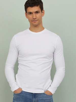 RULEDBYSUN Solid Men Round Neck White T-Shirt