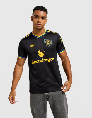 IZON Printed Men Round Neck Black T-Shirt