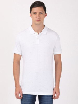 JOCKEY Solid Men Polo Neck White T-Shirt