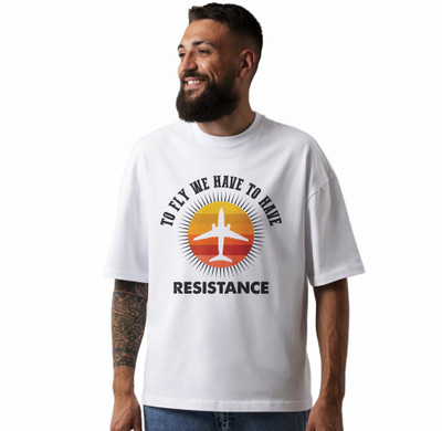 Seek Buy Love Printed Men Round Neck White T-Shirt