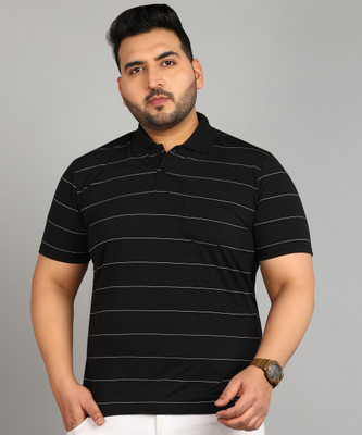 METRONAUT PLUS Striped Men Polo Neck Multicolor T-Shirt