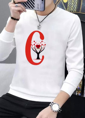 clickwell Solid Men Round Neck Silver T-Shirt