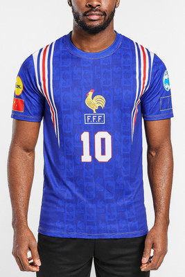 Playhard Printed Men Round Neck Blue T-Shirt