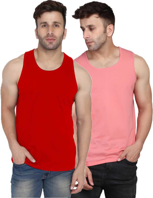 SLOWLORIS Solid Men Scoop Neck Multicolor T-Shirt