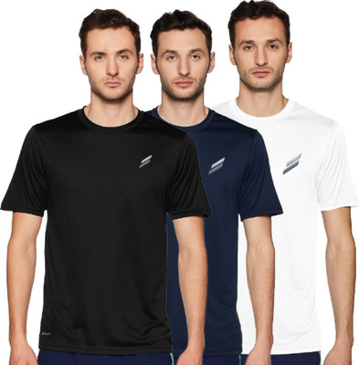 COPEHHI Solid Men Crew Neck Black, Navy Blue, White T-Shirt