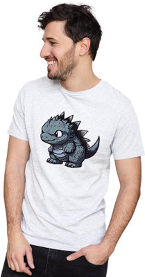 NOIIDAPRINT Printed Men Round Neck Multicolor T-Shirt