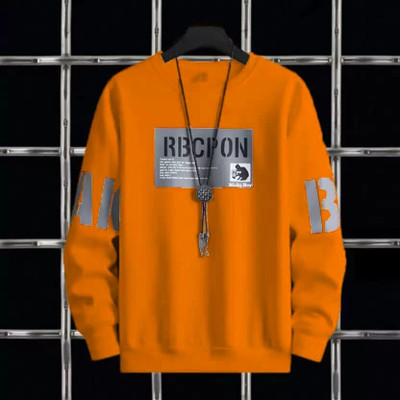 KASPY Printed Men Orange T-Shirt