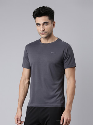 Pepe Jeans Solid Men Round Neck Grey T-Shirt