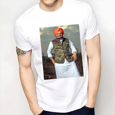 andani gift gallery Printed Men Round Neck White T-Shirt