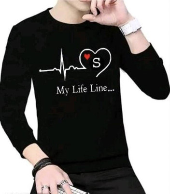 Vibrant Clothing Printed, Typography Men Round Neck Black T-Shirt