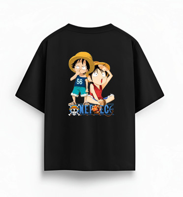 UTHIRA Graphic Print Men Round Neck Black T-Shirt