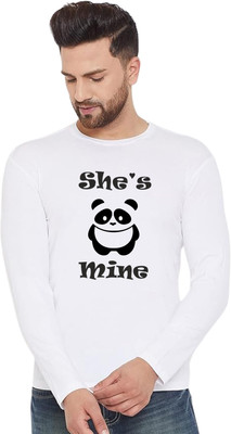ManGOD Printed Men Round Neck White T-Shirt