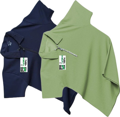 HELMONT Striped Men Polo Neck Blue, Green T-Shirt
