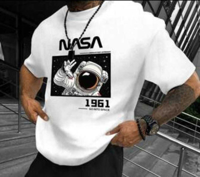 goodsign Printed Men Round Neck White T-Shirt