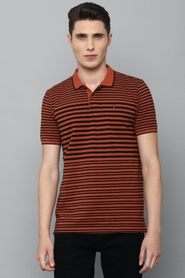 LOUIS PHILIPPE Striped Men Polo Neck Multicolor T-Shirt