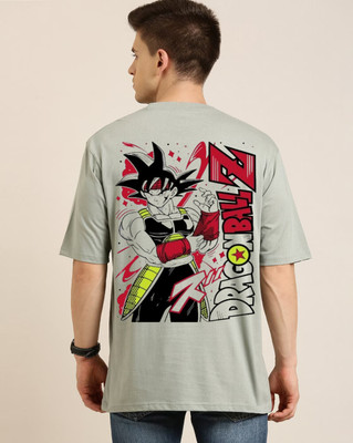 FASHNET FASHION Printed Men Round Neck Grey T-Shirt