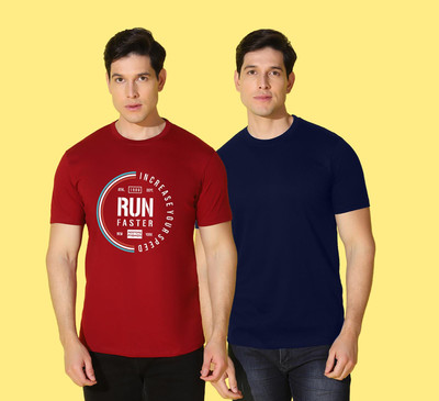 WOOSTRO Graphic Print Men Round Neck Multicolor T-Shirt