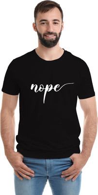 SmarTee Street Printed Men Round Neck Black T-Shirt