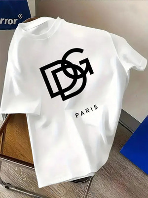 Relva Printed Men Round Neck White T-Shirt