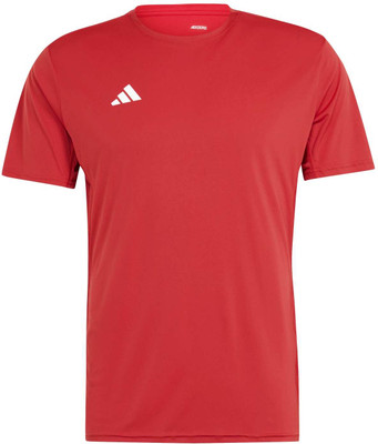 ADIDAS Printed Men Crew Neck Red T-Shirt