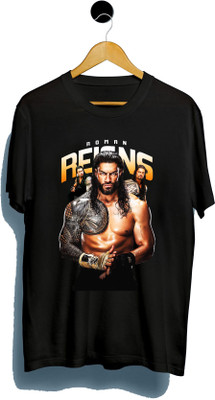 Tee Gallery Printed Men Round Neck Black T-Shirt