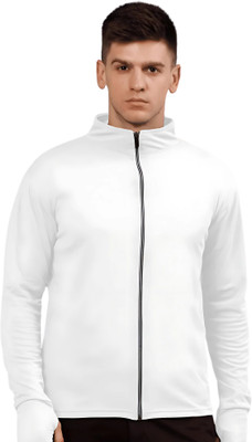 Mia Fashion Sunscreen Jacket with UV Protection UPF 50+ Jacket with Breathability & Coolrush Solid Men Wind Cheater