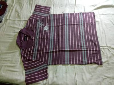 BORGOFORTE Striped Men Polo Neck Multicolor T-Shirt