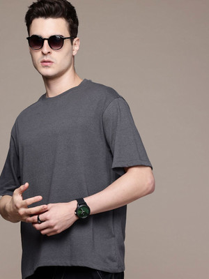 Moda Rapido Solid Men Round Neck Multicolor T-Shirt