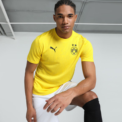 PUMA Printed Men Crew Neck Yellow T-Shirt