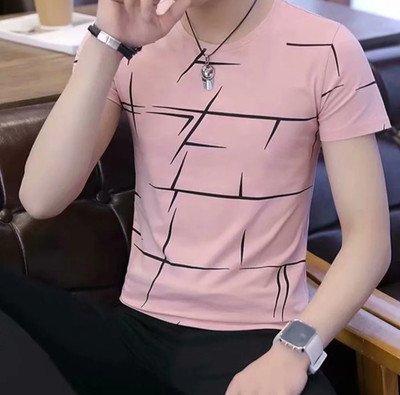Ruggstar Printed Men Round Neck Multicolor T-Shirt