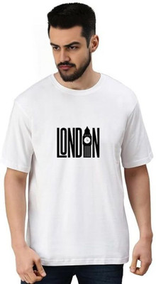 MIT Bharat Printed Men Round Neck White T-Shirt