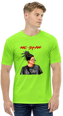 Deccan Store Graphic Print Men Round Neck Green T-Shirt