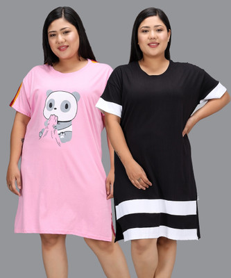 METRONAUT Printed Women Round Neck Multicolor T-Shirt