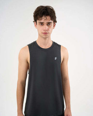 DCYPHR Solid Men Round Neck Black T-Shirt