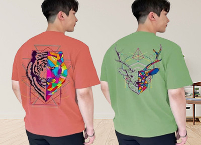 xpecto style Graphic Print Men Round Neck White T-Shirt