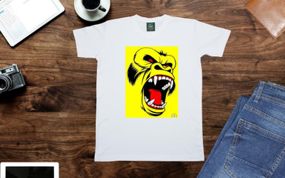 KRYONIX Printed Men Round Neck Multicolor T-Shirt