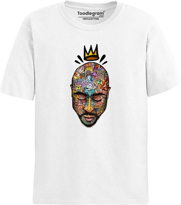 Toodlplus Printed Men Round Neck White T-Shirt